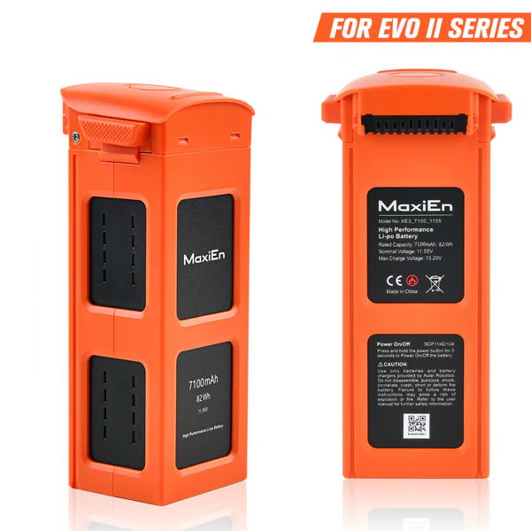 純正品 Autel EVO Lite バッテリー オレンジ 2個セット Autel Robotics EVO II シリーズ ドローンバッテリー — APEXストア